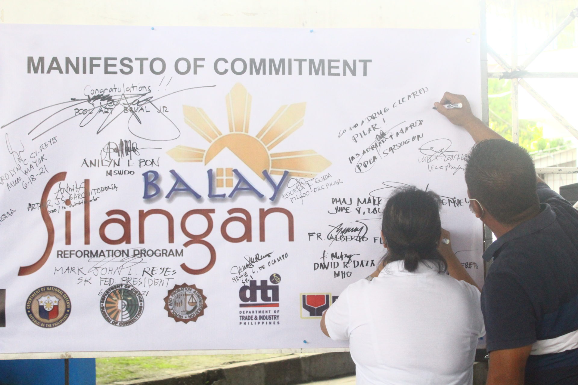 INAUGURATION AND BLESSING OF BALAY SILANGAN