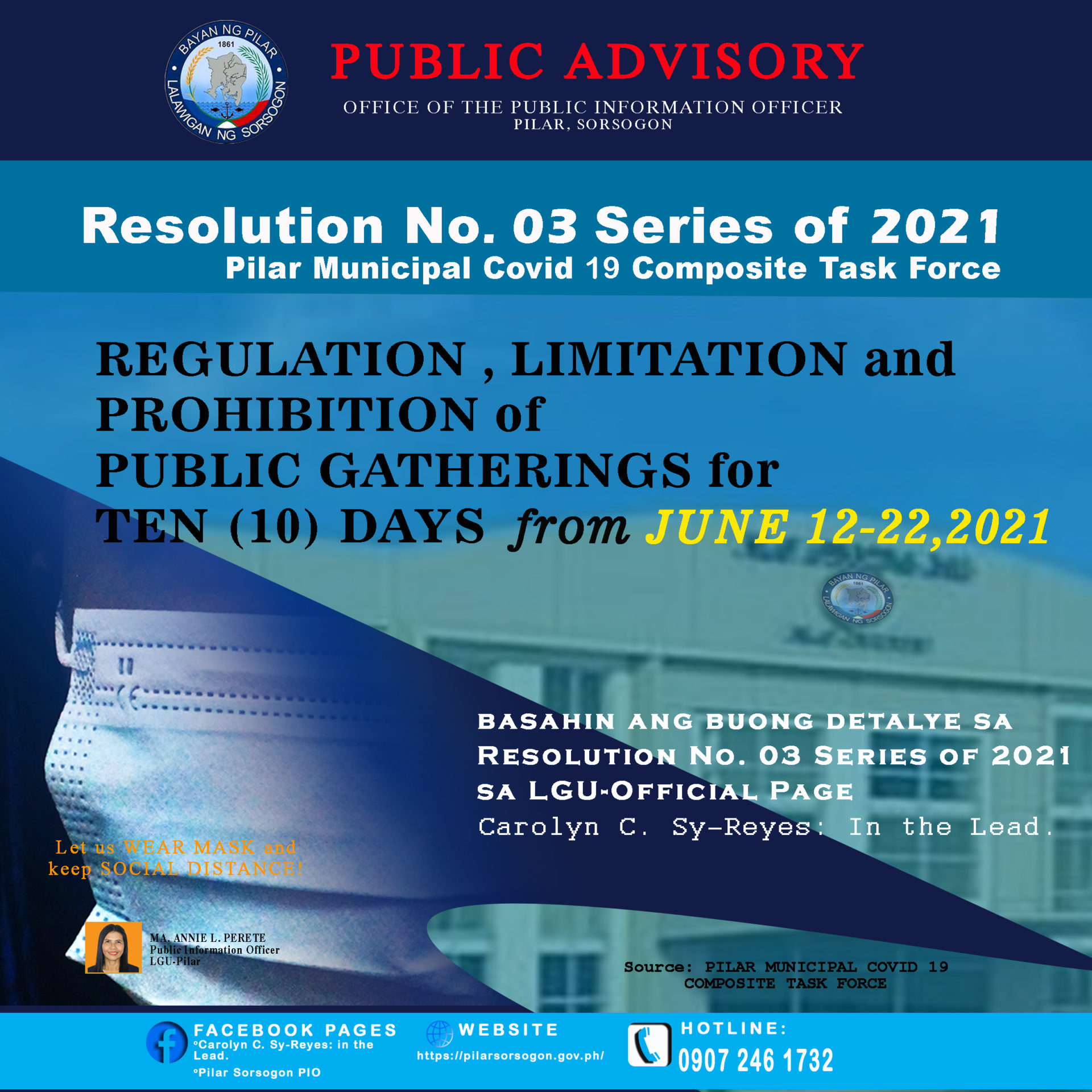 Public Advisory June 12,2021