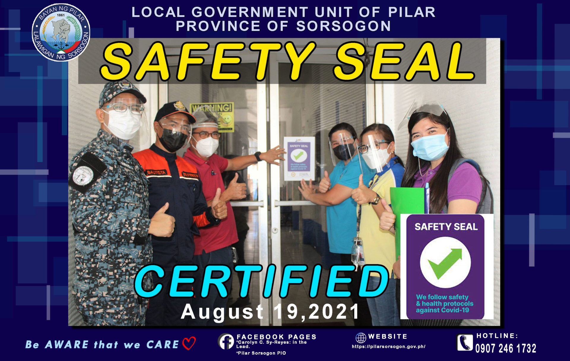 LGU PILAR successfully PASSED the Eligibility and Certification Process