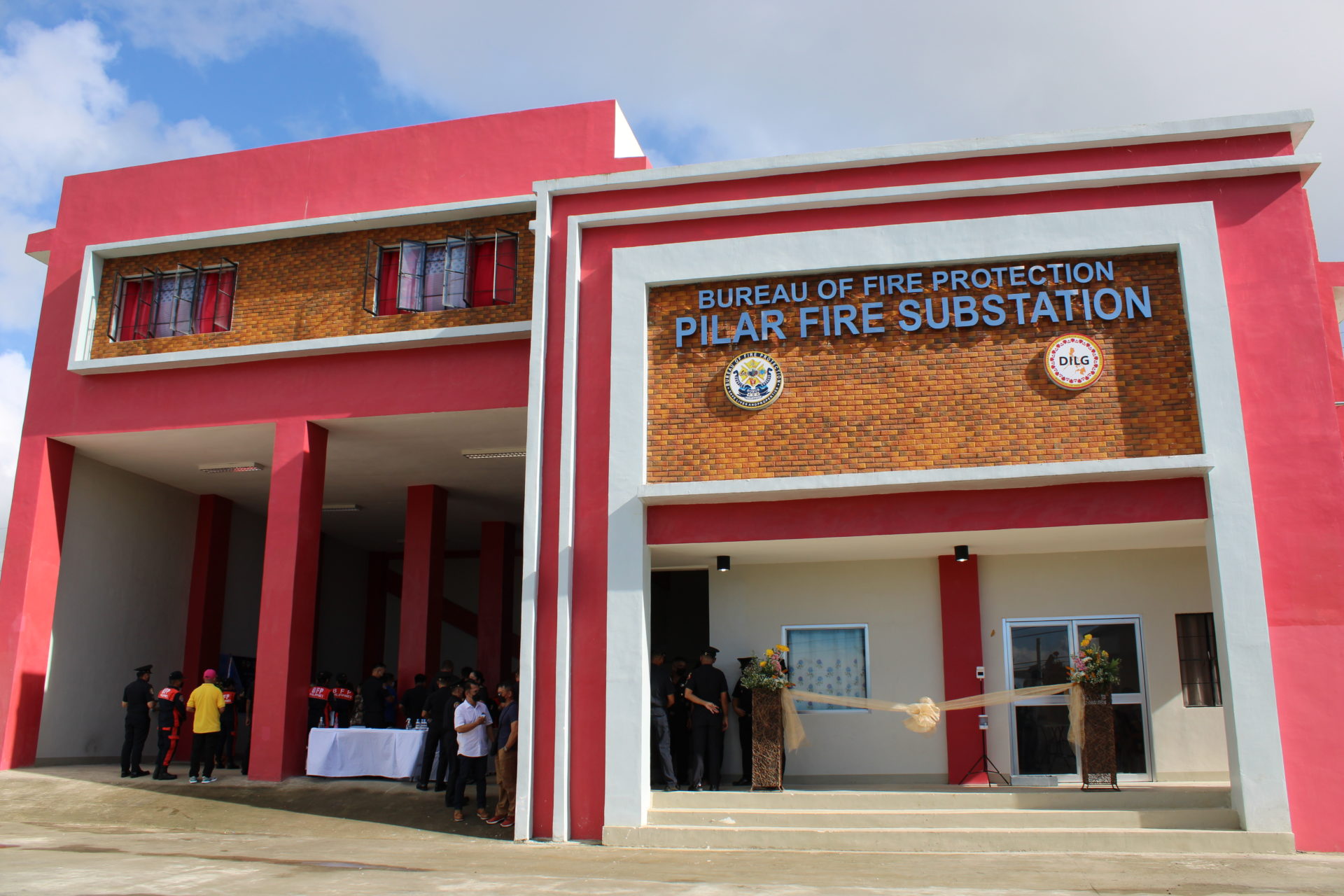 PILAR LEADS THE INAUGURATION AND BLESSING OF BFP PILAR FIRE SUB-STATION