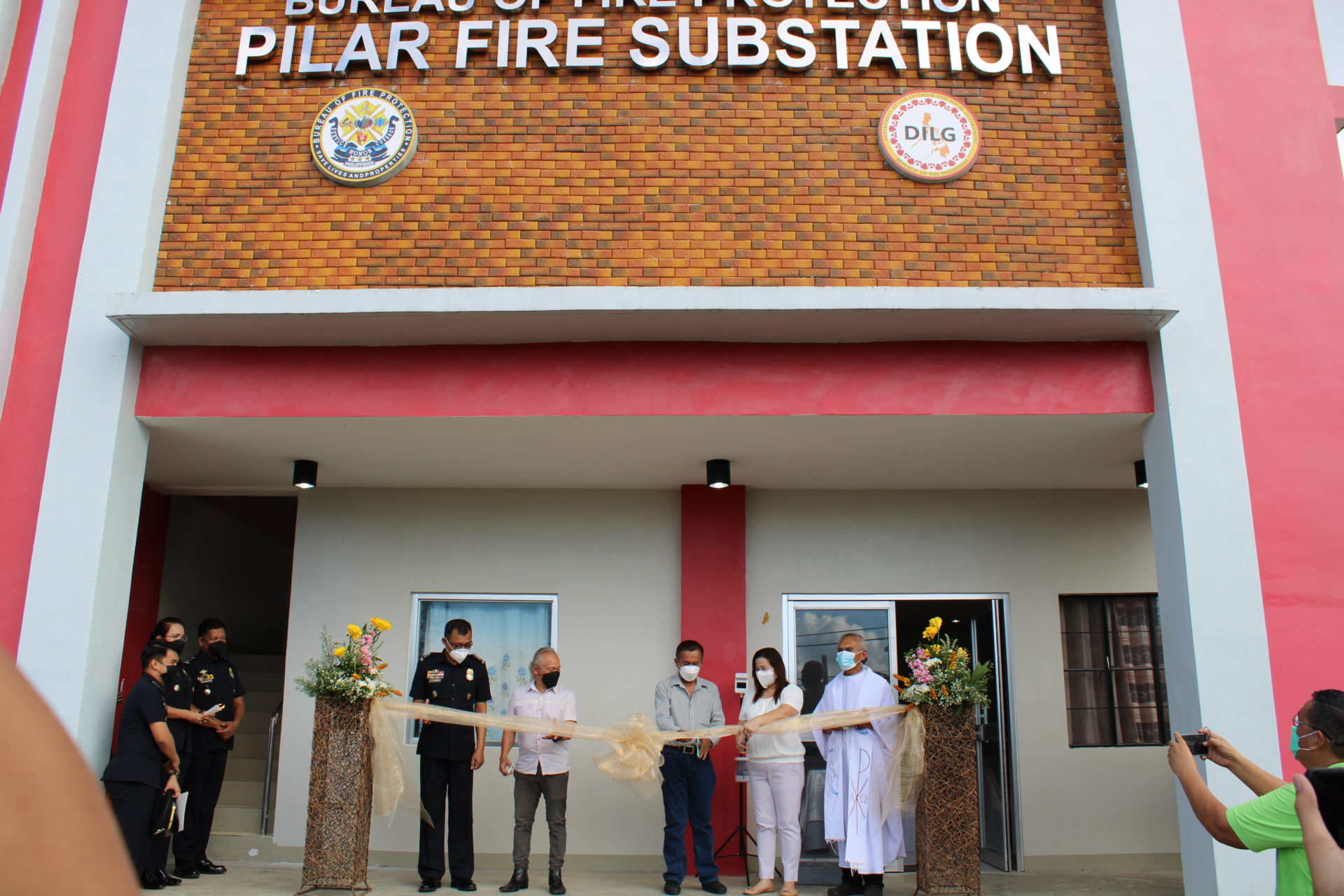 PILAR LEADS THE INAUGURATION AND BLESSING OF BFP PILAR FIRE SUB-STATION