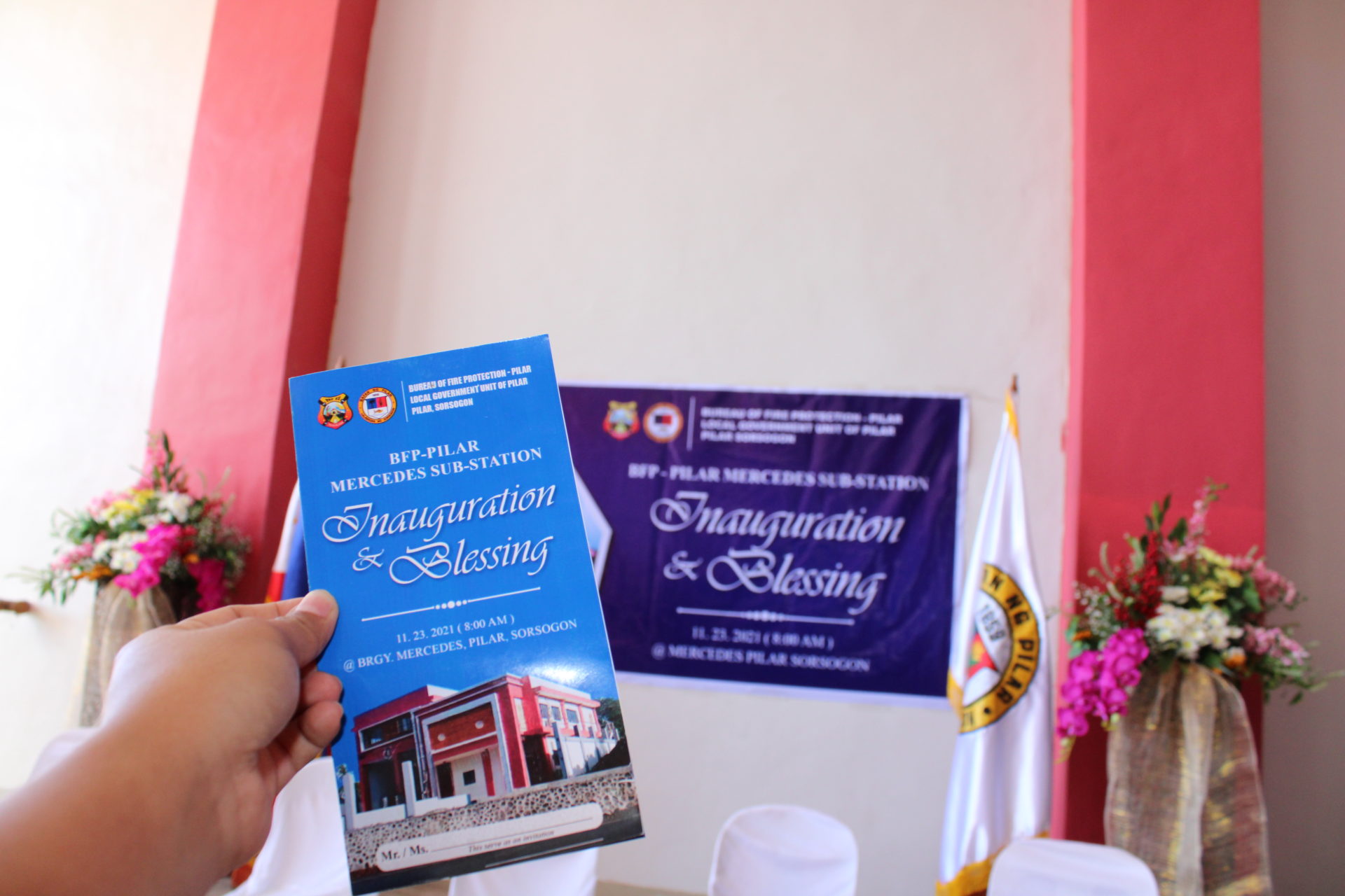 PILAR LEADS THE INAUGURATION AND BLESSING OF BFP PILAR FIRE SUB-STATION