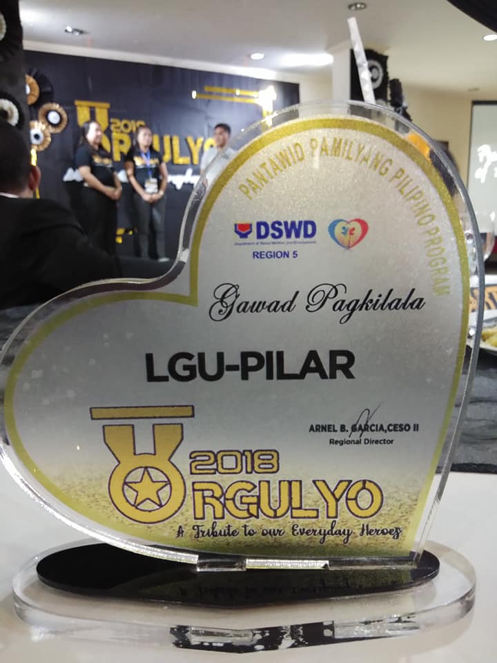 gawad pagkilala for lgu pilar