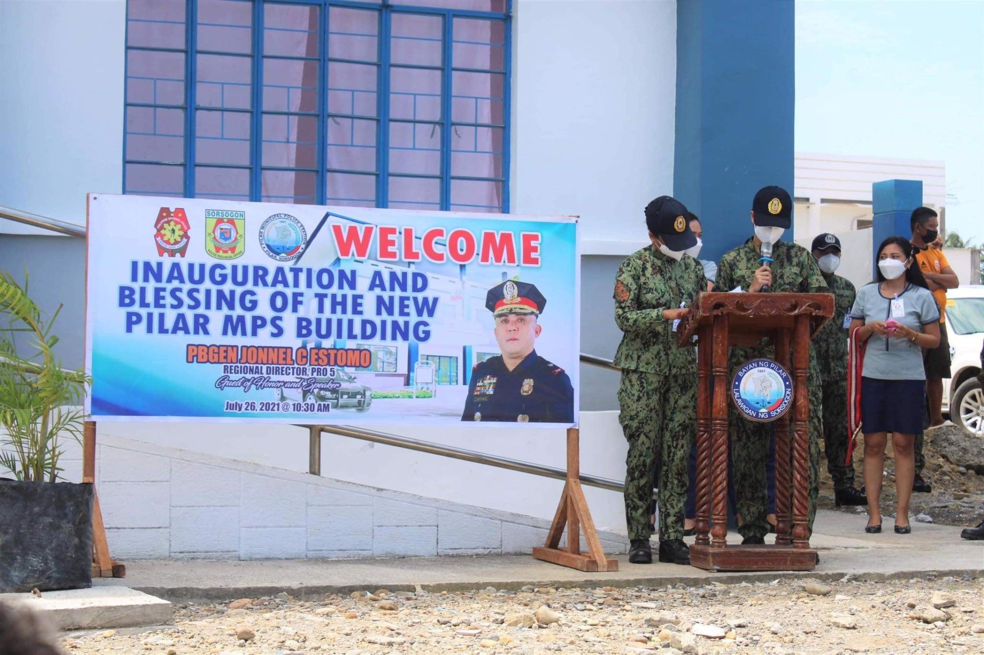 LGU Pilar partakes in the Inauguration and Blessing of Pilar MPS new building