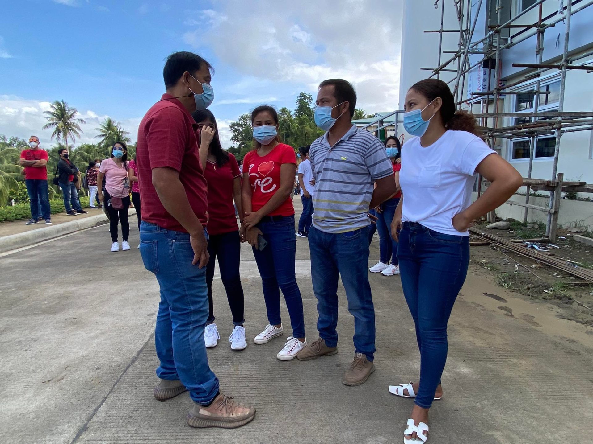 LGU-Pilar holds 1st Flag-Raising Ceremony with a twist in its new workplace