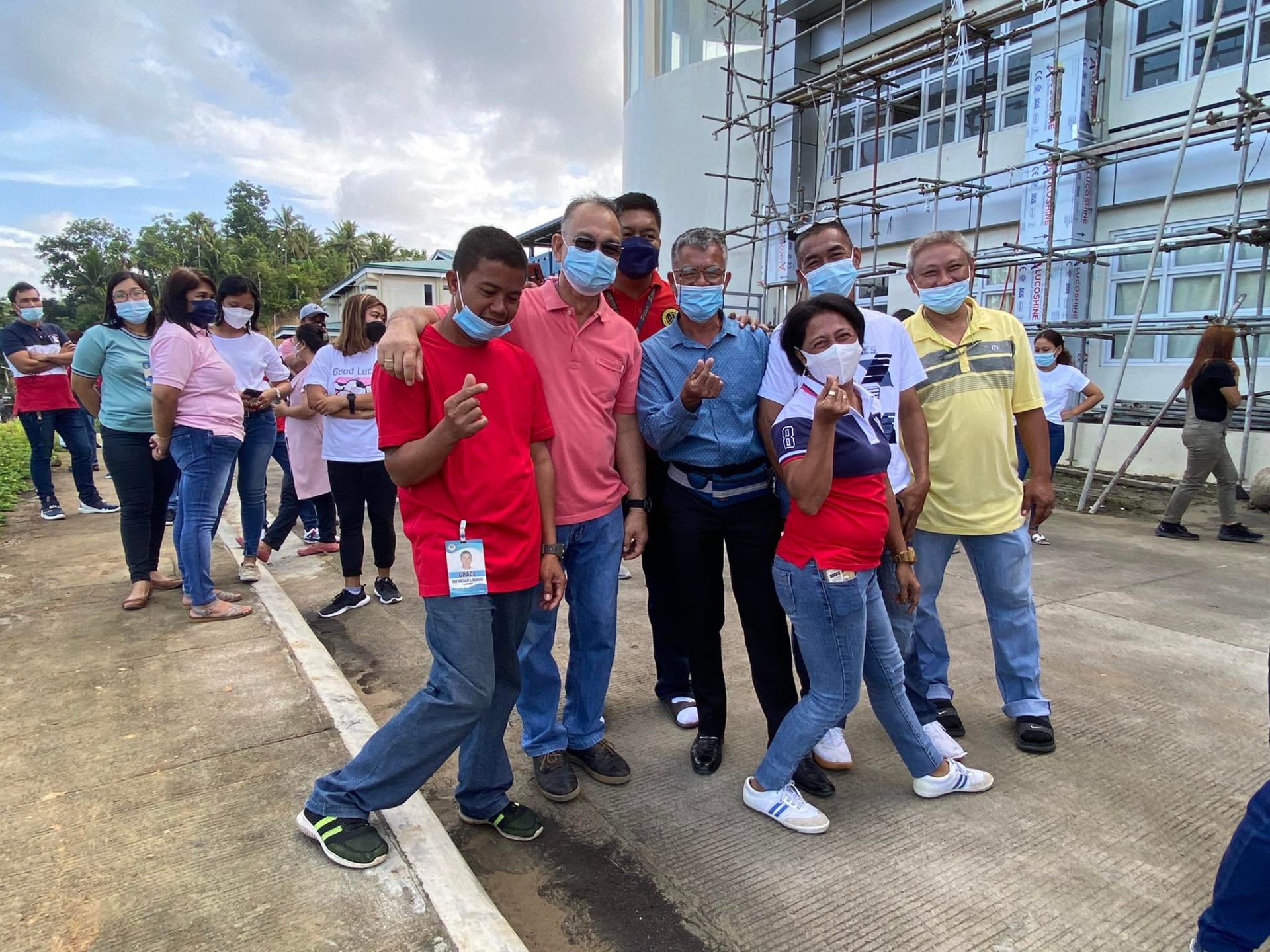 LGU-Pilar holds 1st Flag-Raising Ceremony with a twist in its new workplace