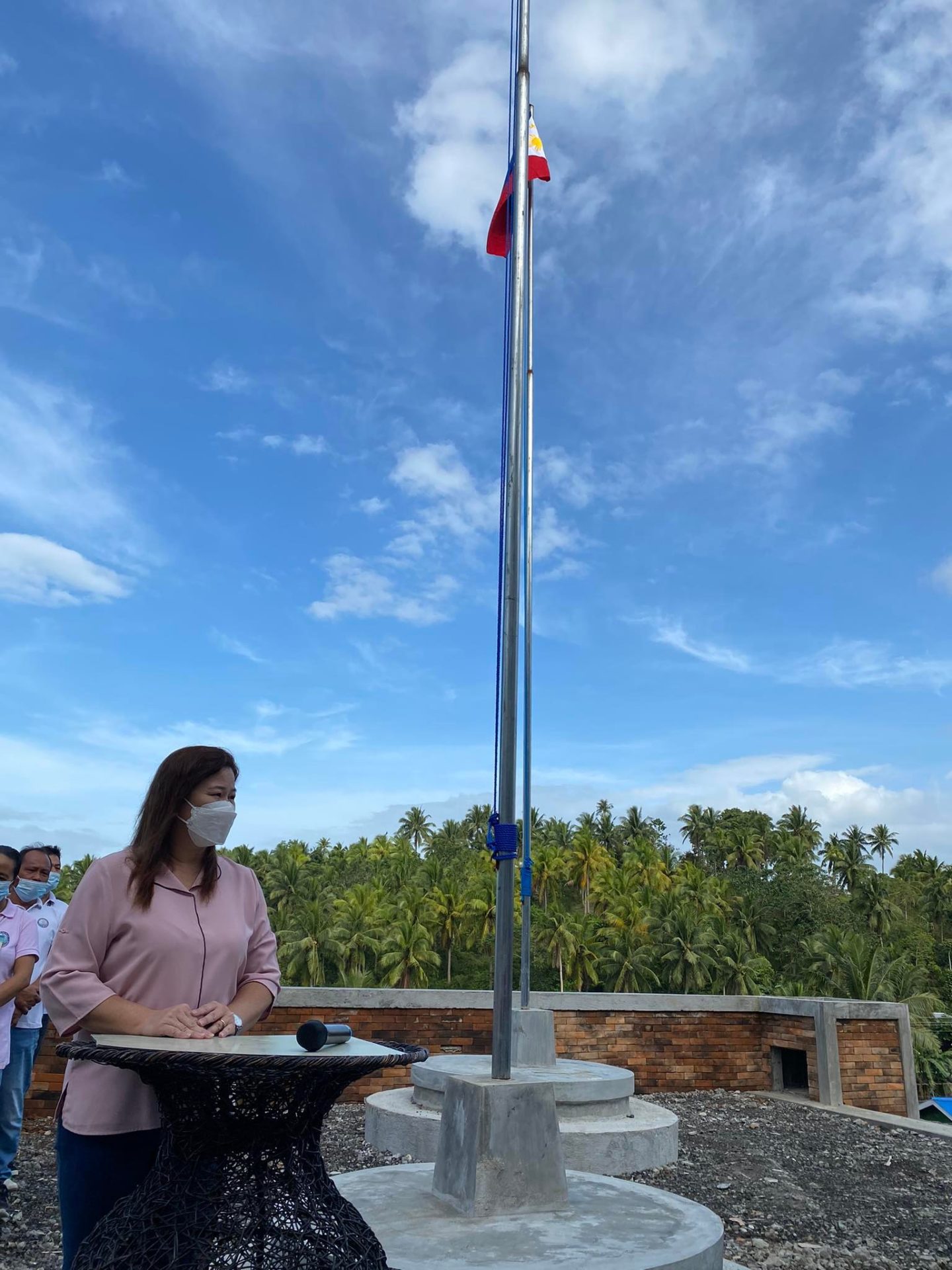 LGU-Pilar holds 1st Flag-Raising Ceremony with a twist in its new workplace